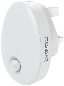 Lyridz Night Light Plug in Wall (2 Pack), LED Motion Sensor Lights Indoor