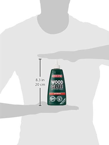 EVO-STIK Wood Glue 500ml - Interior - Extra Strong - Fast Setting Glue