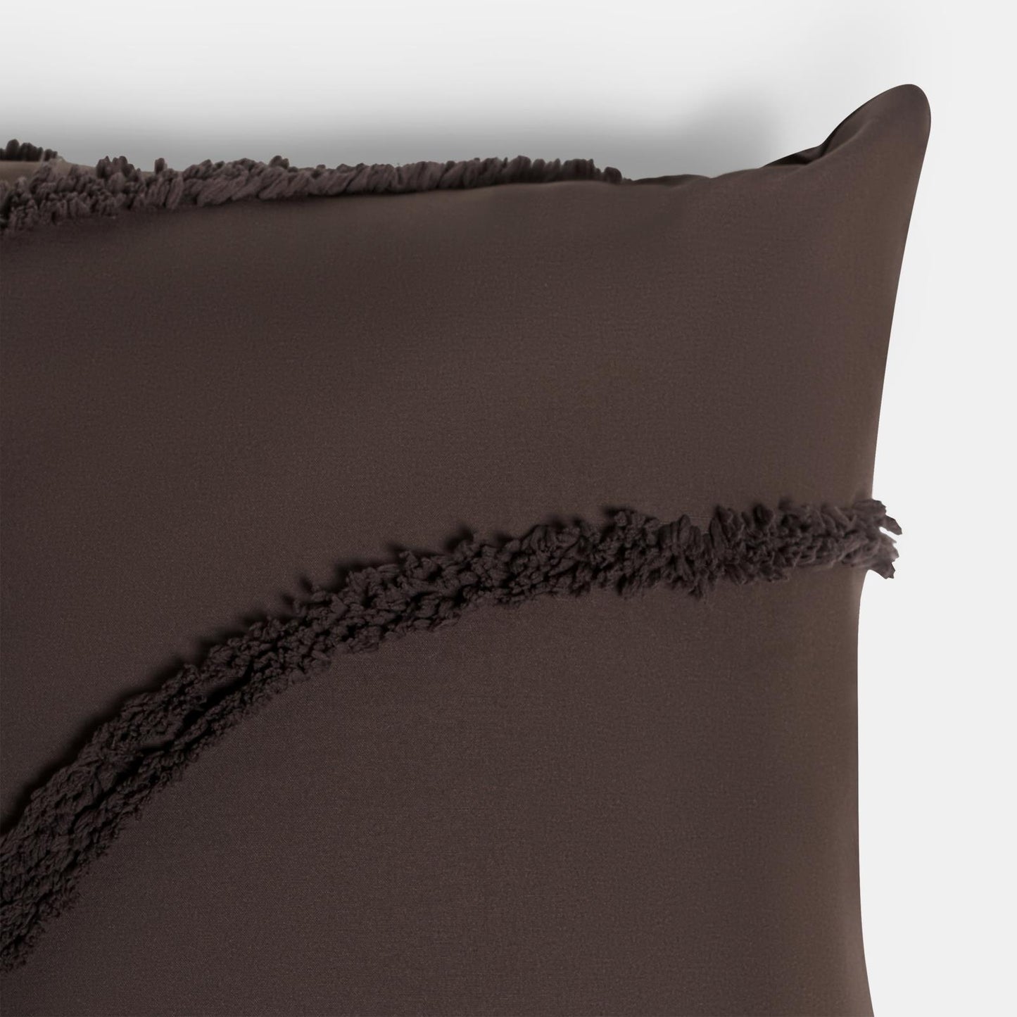 OHS Tufted Contour Cushion Covers 2 Pack Decorative Square Pillowcases