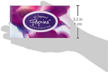 Pop-Ins Sanitary Disposal Bags 50,Purple