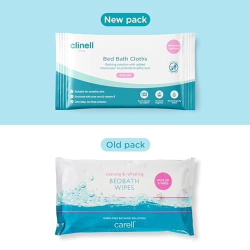 Carell Body Care Wipes - Easy to use, Containing Aloe Vera, Dermotologically Tested, Alcohol-Free - Pack of 60 Wipes