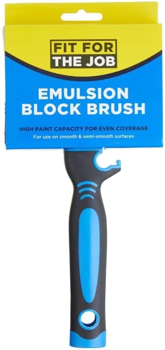 Fit For The Job Block Brush 4 inch Large Capacity for Emulsion