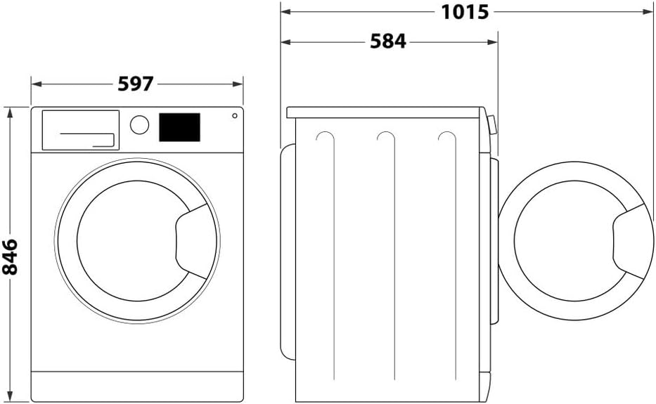 INDESIT CYDA81WWGLUK 8kg Air Vented Tumble Dryer - White