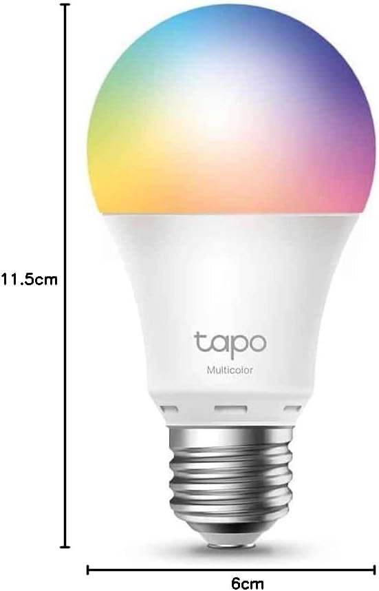 Tapo L530E E27 Smart Bulb Multicolour Dimmable LED Light Bulb