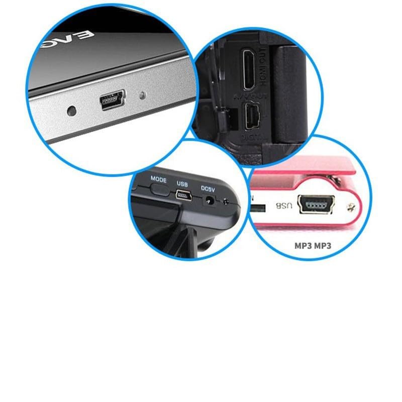 Universal Charging Cable for PS3 console, USB 2.0 Type A to Mini B Cable, Mini Charging Cable, Dash cam cable, MP3 Player, Digital Cameras, USB A to USB B 1.5m long