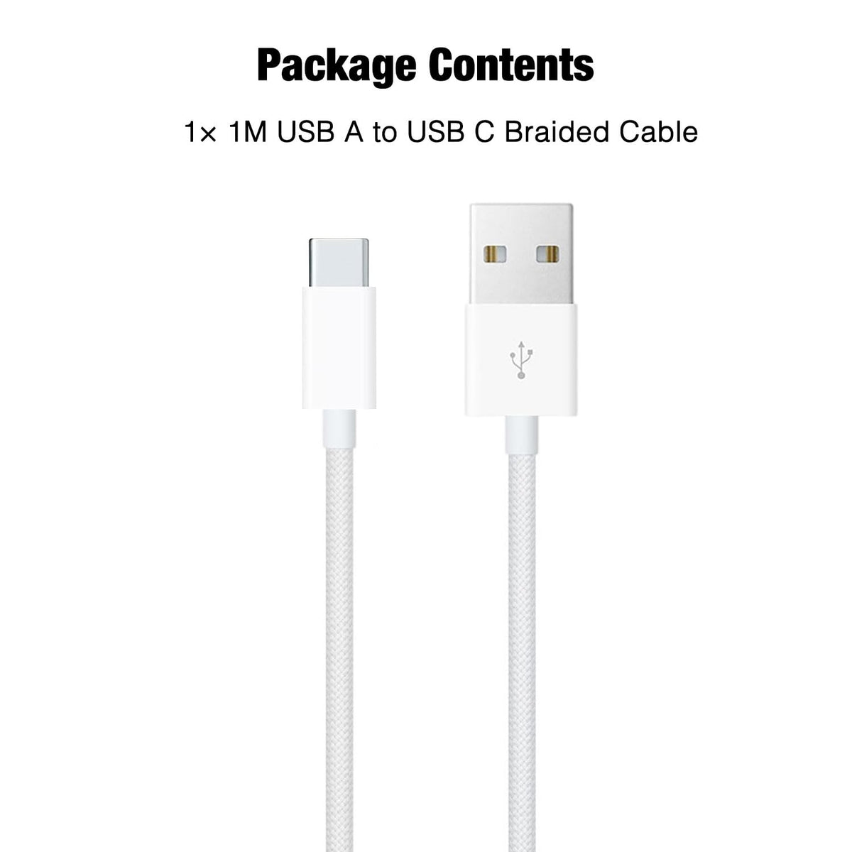 IPhone 18/17/16/15 Car Carplay Charger Cable, USB A to USB C Woven Cable Compatible for IPhone 17E, 16E,18/17/16/15 pro max, Plus, Air Charging Cord, AirPods 4/5 Pro(2nd/3rd Gen) Charging Power Cable