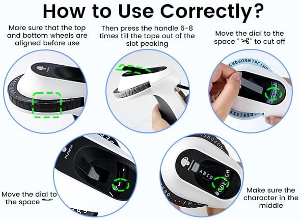 Phomemo Embossing Label Maker,Embossed Label Maker Machine with Tape