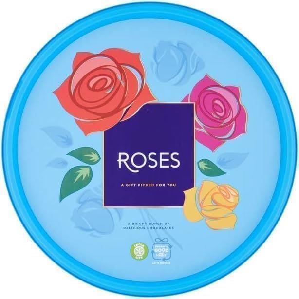 Chocolate Tubs ASSORTED PACK 1 EACH Of Roses 550g, Quality Street 550g Sharing Tub Perfect For Christmas