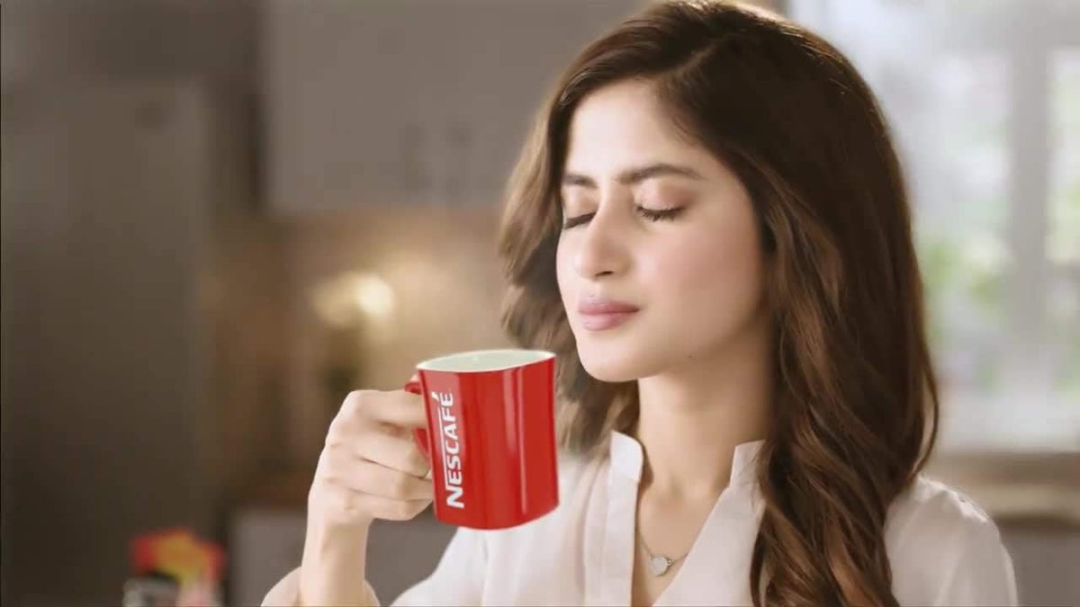 NESCAFÉ Cappuccino Decaffeinated Unsweetened Coffee Sachets x7
