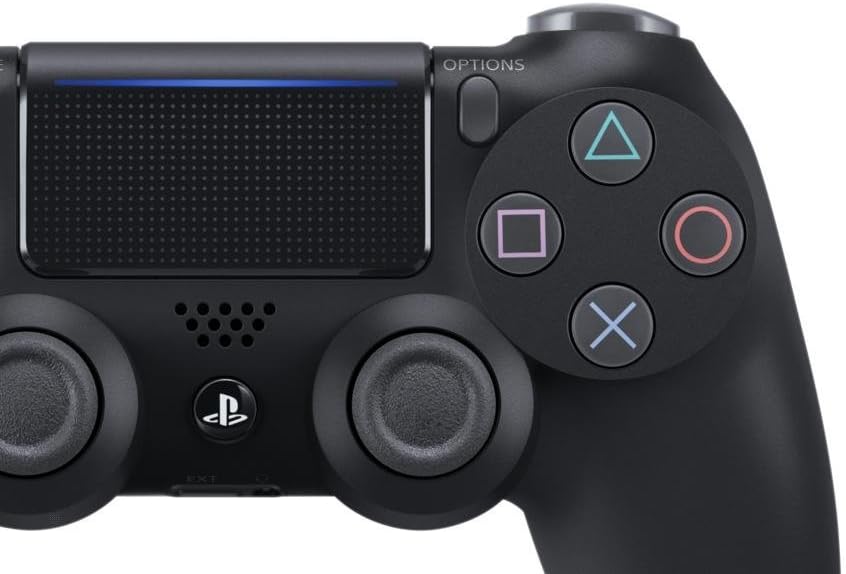 Sony PlayStation DualShock 4 Controller - Black (Renewed)