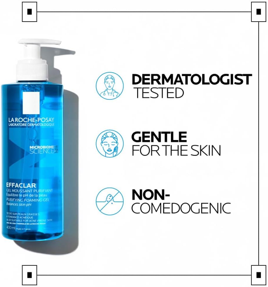 La Roche Posay Effaclar Purifying Foaming Gel for oily sensitive skin 400ml