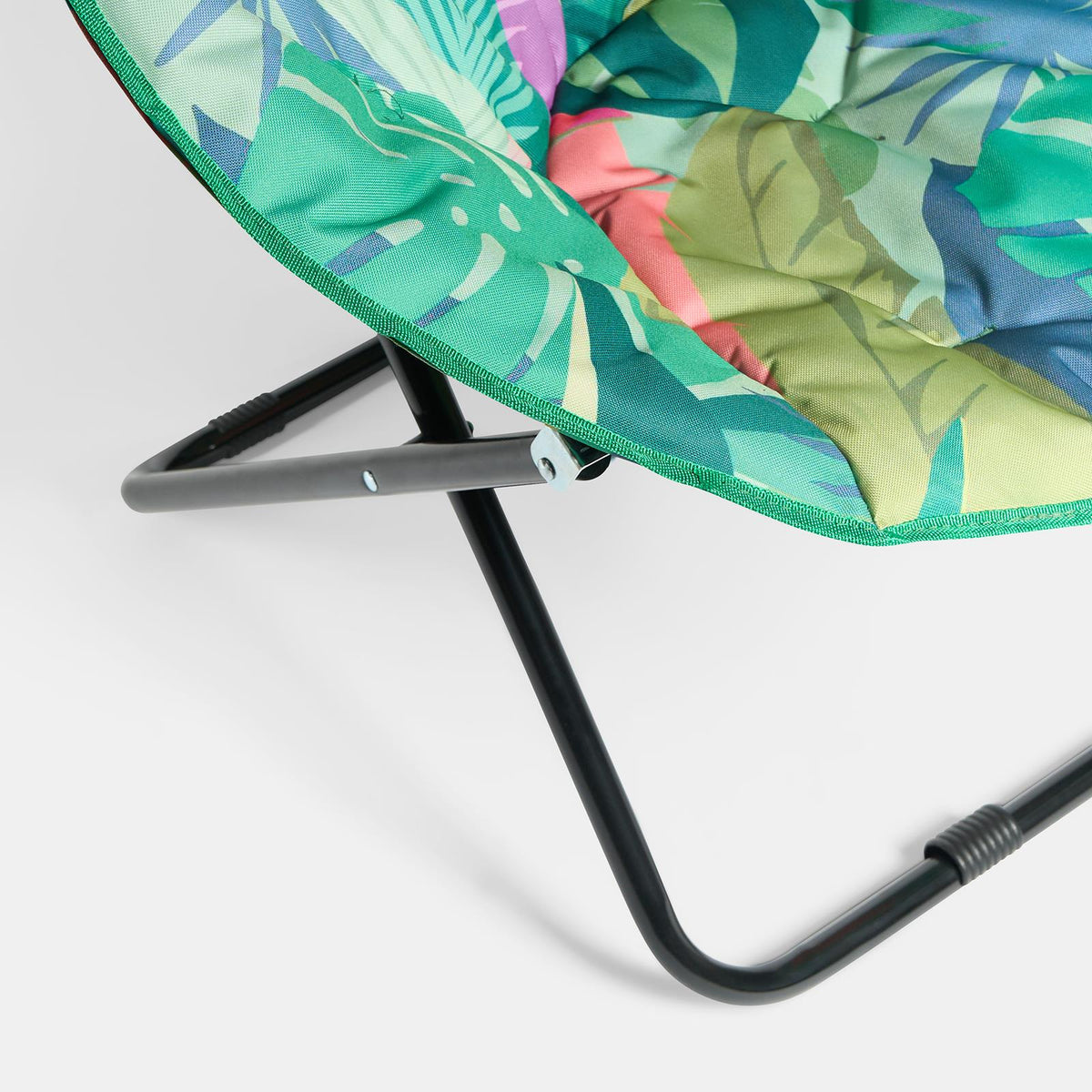 OHS Moon Camping Chair Round Folding Outdoor Garden Portable Seat