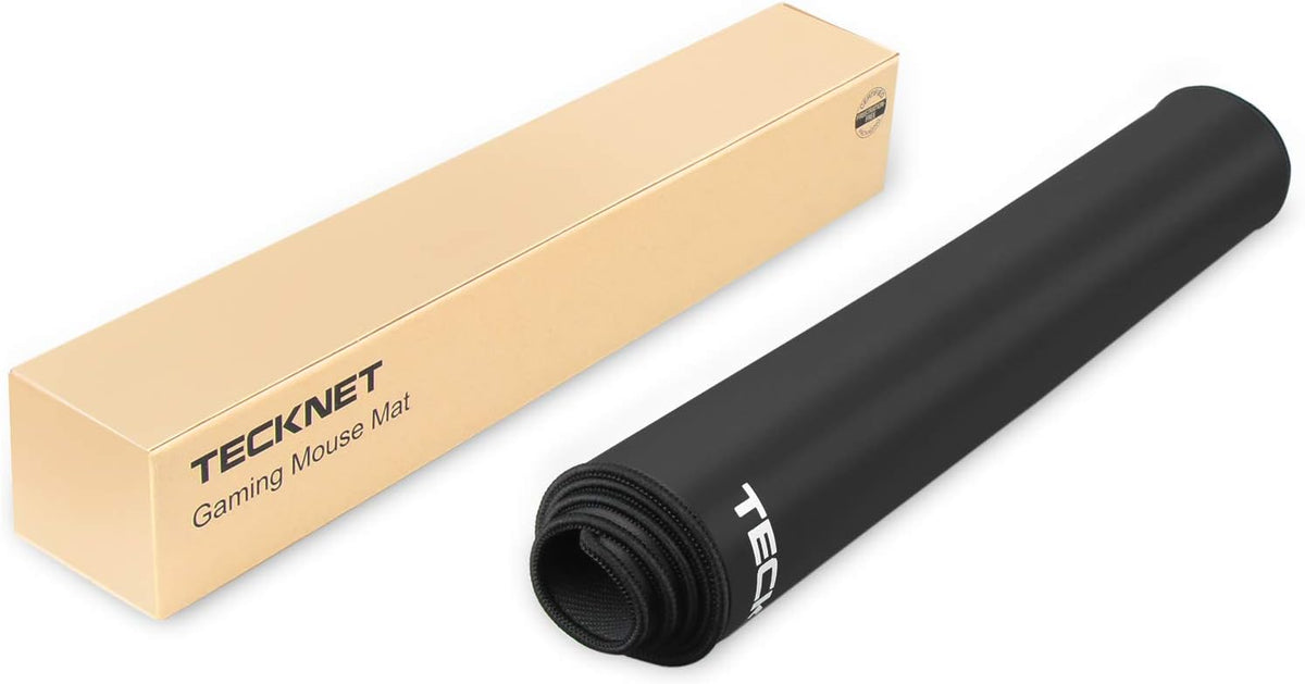 TECKNET Gaming Mouse Mat, 900x400x3mm Large Mouse Pad - Black