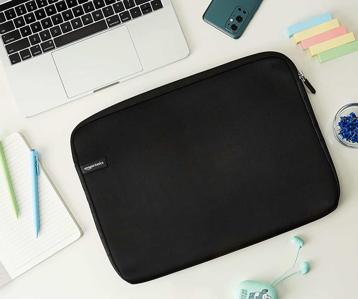 Amazon Basics 14 inch Laptop Sleeve Case - Black