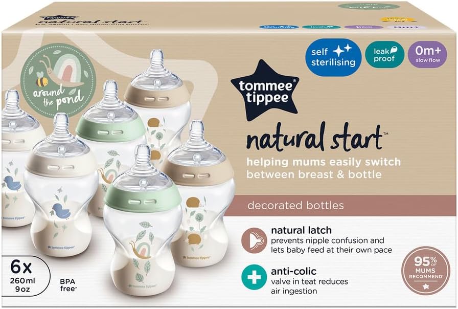 Tommee Tippee Natural Start Baby Bottle Breast-Like Teat 0m+ 260ml
