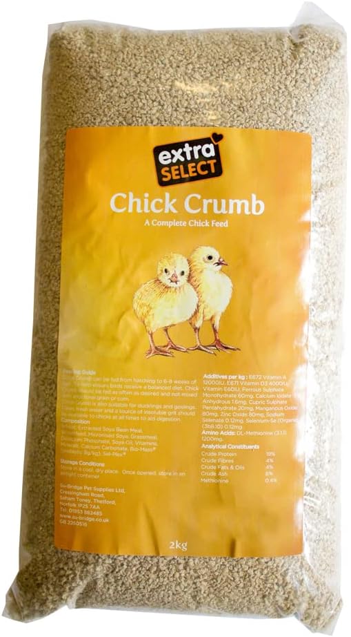 Extra Select Baby Chick Crumbs Complete Poultry Feed, 2kg