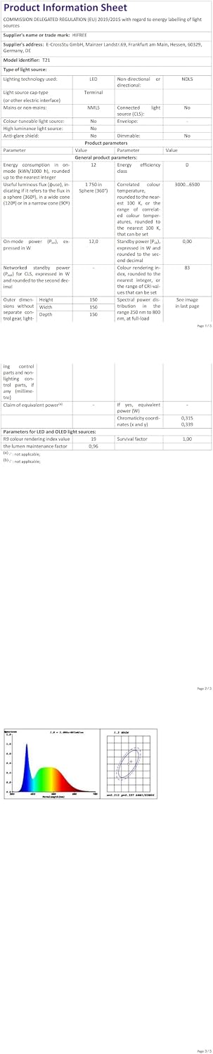 Hifree Smart Table Lamp, LED RGB Dimmable Touch Desk & Bedside Lamp