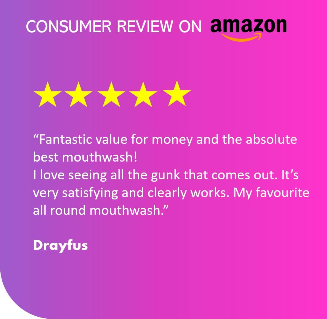 Dentyl Dual Action CPC Mouthwash, 12hrs Fresh Breath & Total Care, Alcohol Free, Fresh Clove, 500 ml