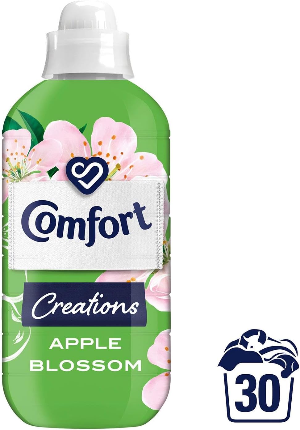 Comfort Creation Concentrated Fabric Conditioner with 100 Days of Long Lasting Fragrance and Softness Intense Liquid Fabric Softener 30 Washes, 900 ml (Apple Blossom, Buy 4)