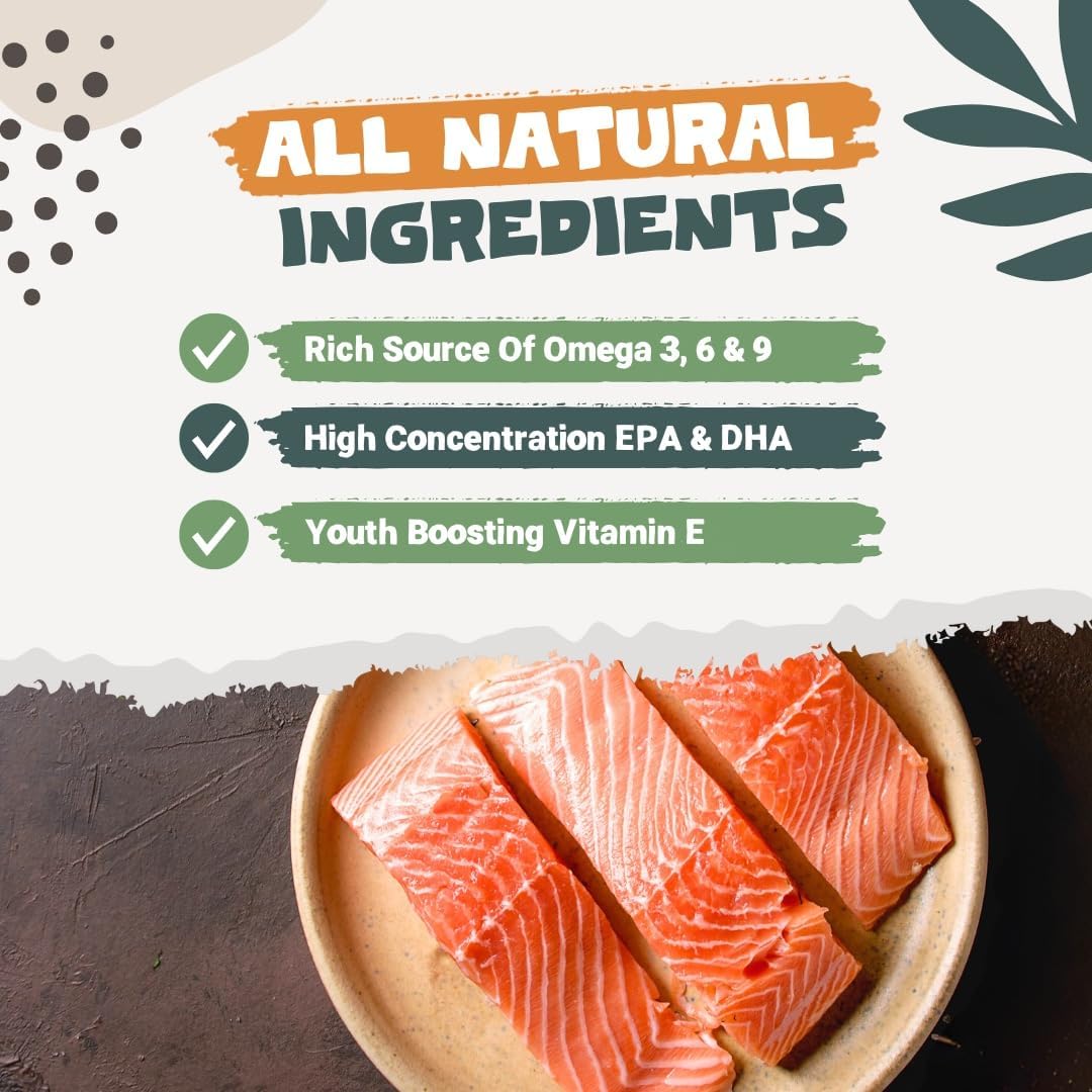 Pets Purest Scottish Salmon Oil For Dogs, Cats, Horse, Ferret - Pure Omega 3, 6 & 9 Fish Oil Food Treats Supplement for Natural Coat, Immune Support, Itchy Skin, Joint & Brain Health (500ml)