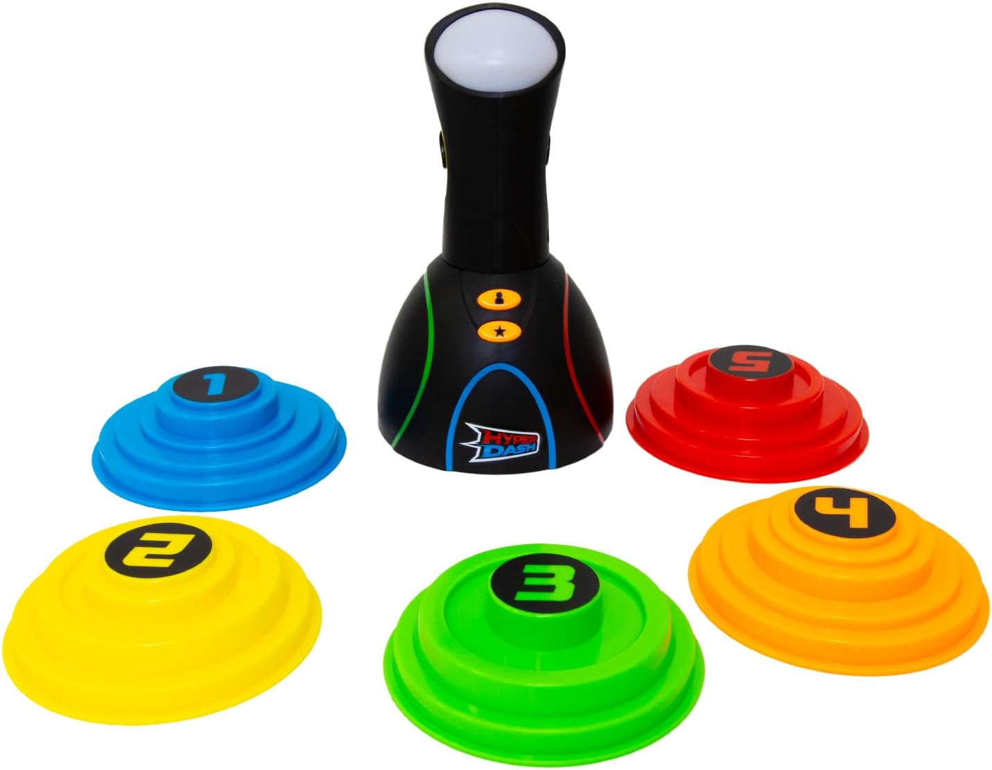 Reaction Game and Fitness in one, combines reaction agility and speed challenges, Indoor & Outdoor use, Age 6+