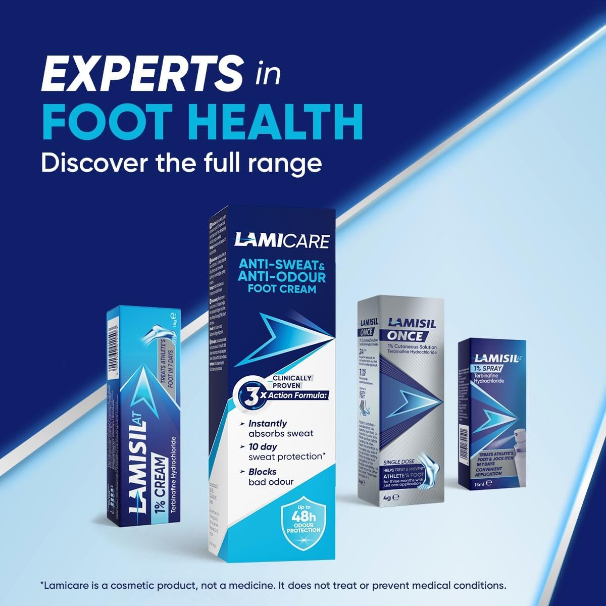 Lamisil AT 1 Percentage Athlete’s Foot Treatment Spray, Soothes Itching, Redness, Cracking Symptoms & Helps Prevent Athlete’s Foot Recurrence, Antifungal Spray 15 ml