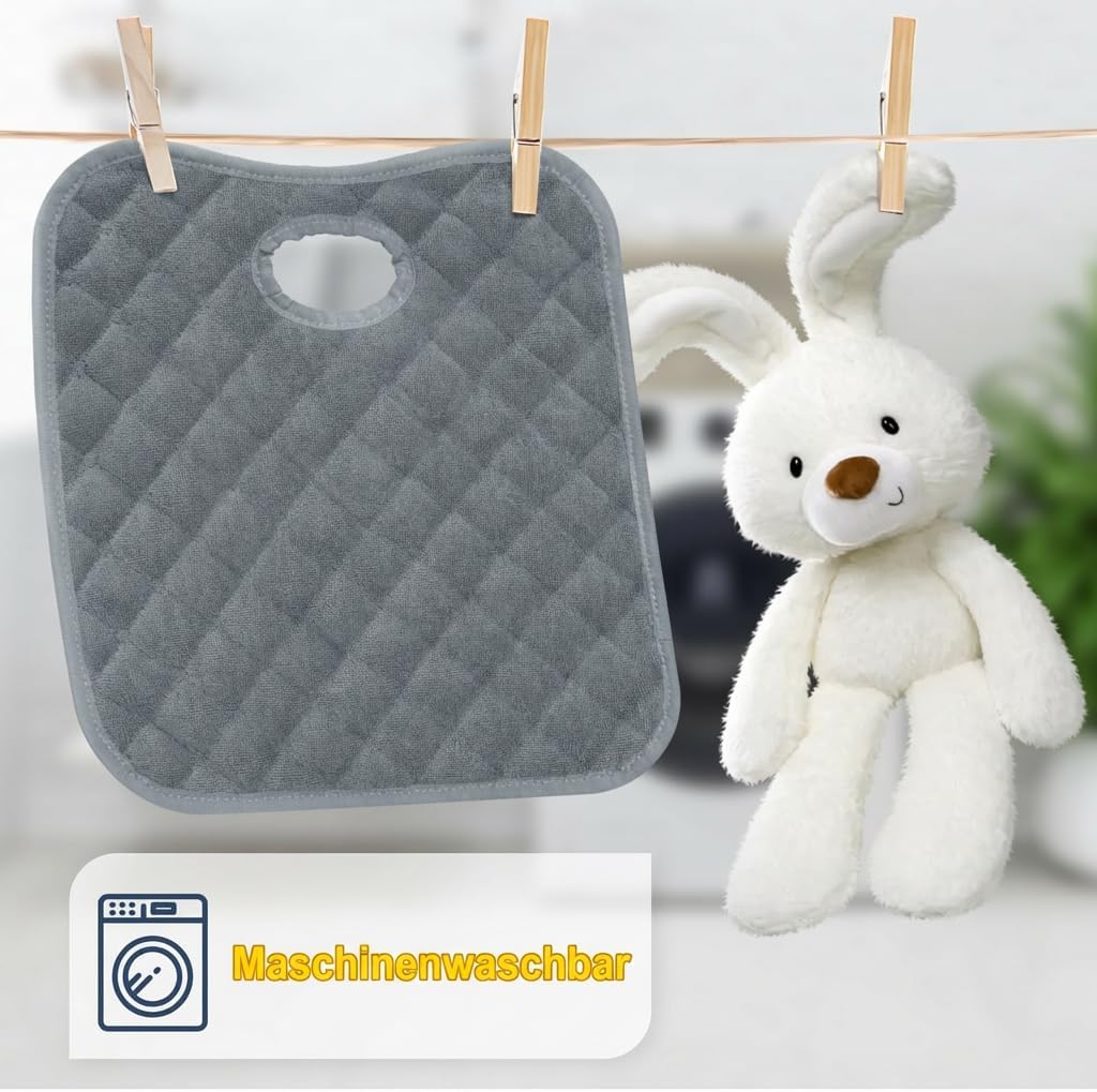 2PCS Waterproof Baby Car Seat Protectors, Car Seat Protector Potty Training Liner for Toddler Baby Kids (Grey&Black)