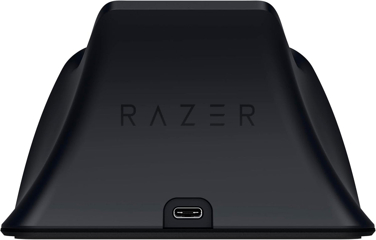 Razer Quick Charging Stand - Quick Charging Stand for PlayStation 5 Controller (Quick Charge, Curved Cradle Design, Powered by USB, One-Handed Navigation) Midnight Black