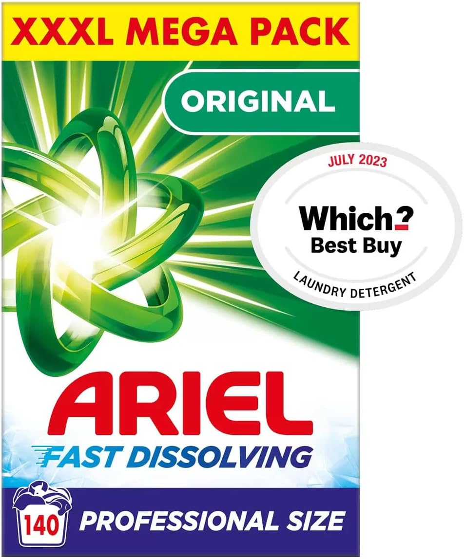 Ariel Washing Powder Professional Laundry Detergent 9.1KG 140 Wash