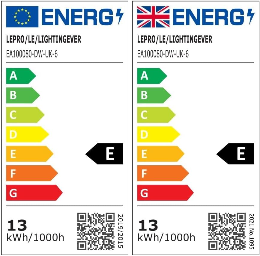 Lepro Bayonet Light Bulbs, 13W=100W, 1520lm Cool White 6500K, Pack of 6