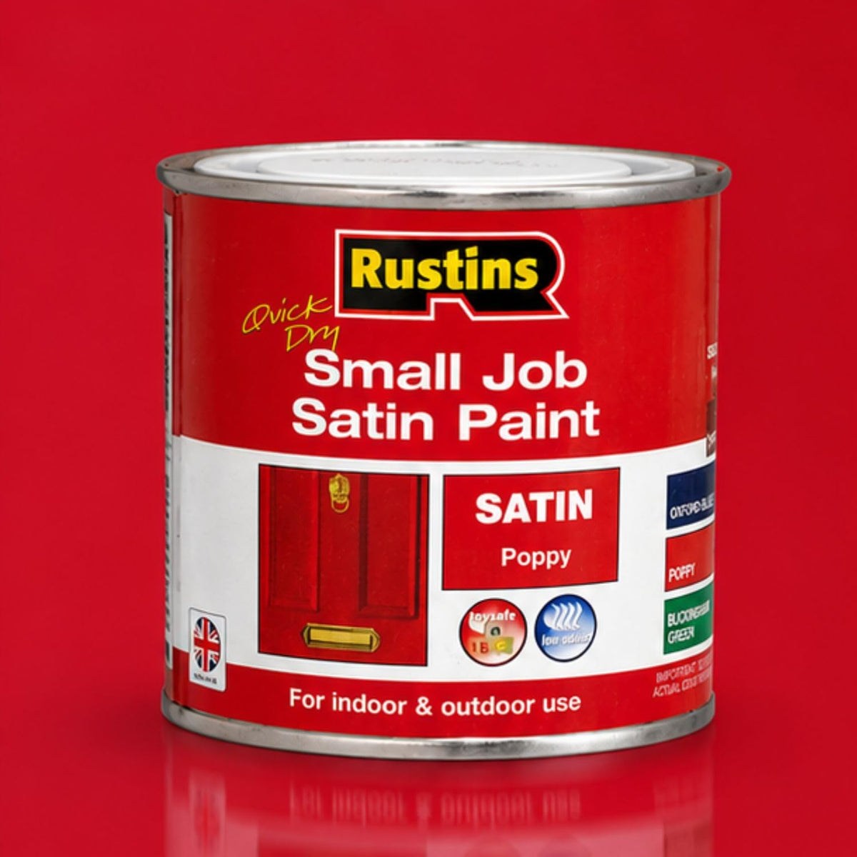 RUSTINS Small Job Satin Paint Chocolate 250ml