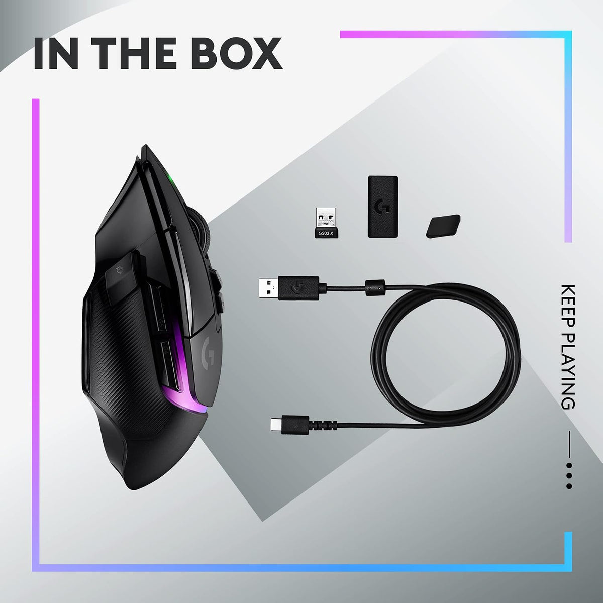 Logitech G G502 X PLUS Lightspeed Wireless RGB Gaming mouse