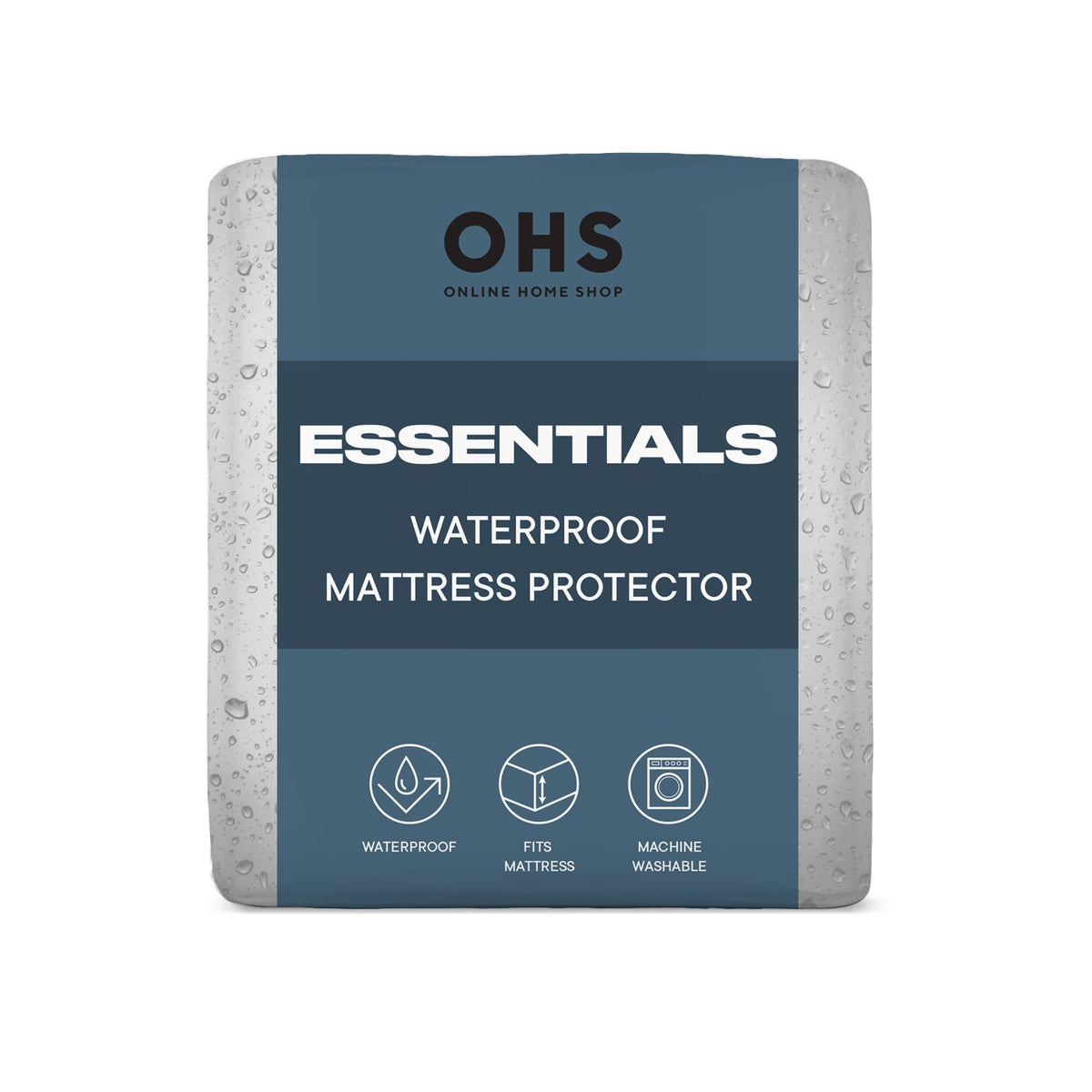 Mattress Topper Waterproof Protector Pillowcase Fitted Sheet Single Double King