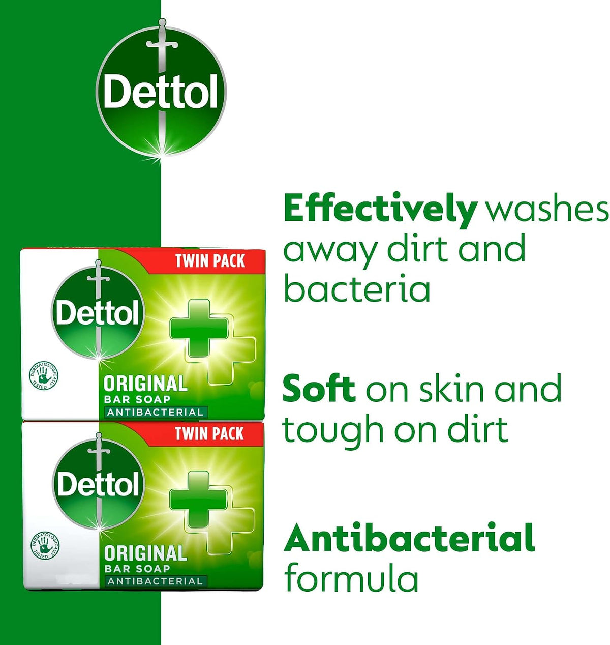 DETTOL ORIGINAL BAR SOAP 2X100