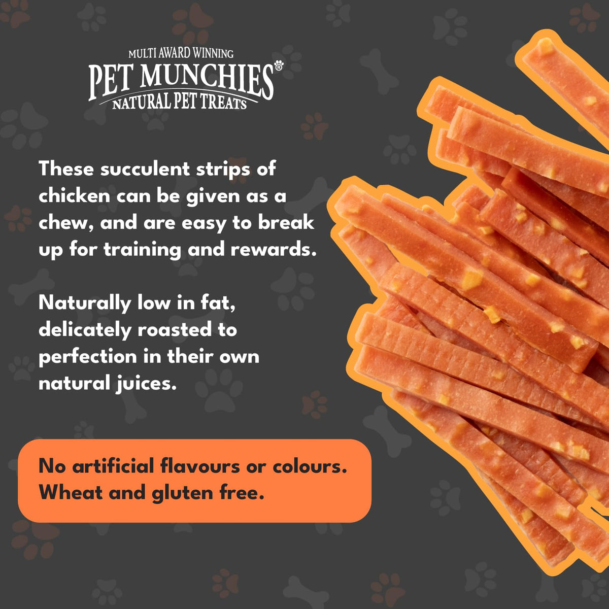 Pet Munchies Venison & Beef Liver Dog Training Treats, Grain Free Tasty Bites with Natural Real Meat, Low in Fat 50g