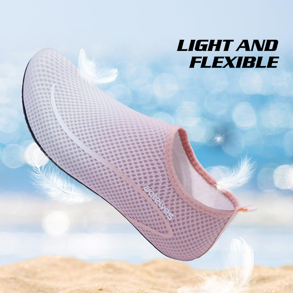 Swim Water Shoes Aqua Socks Barefoot for Sea Beach Swimming Shoes Pool Ladies Women Mens