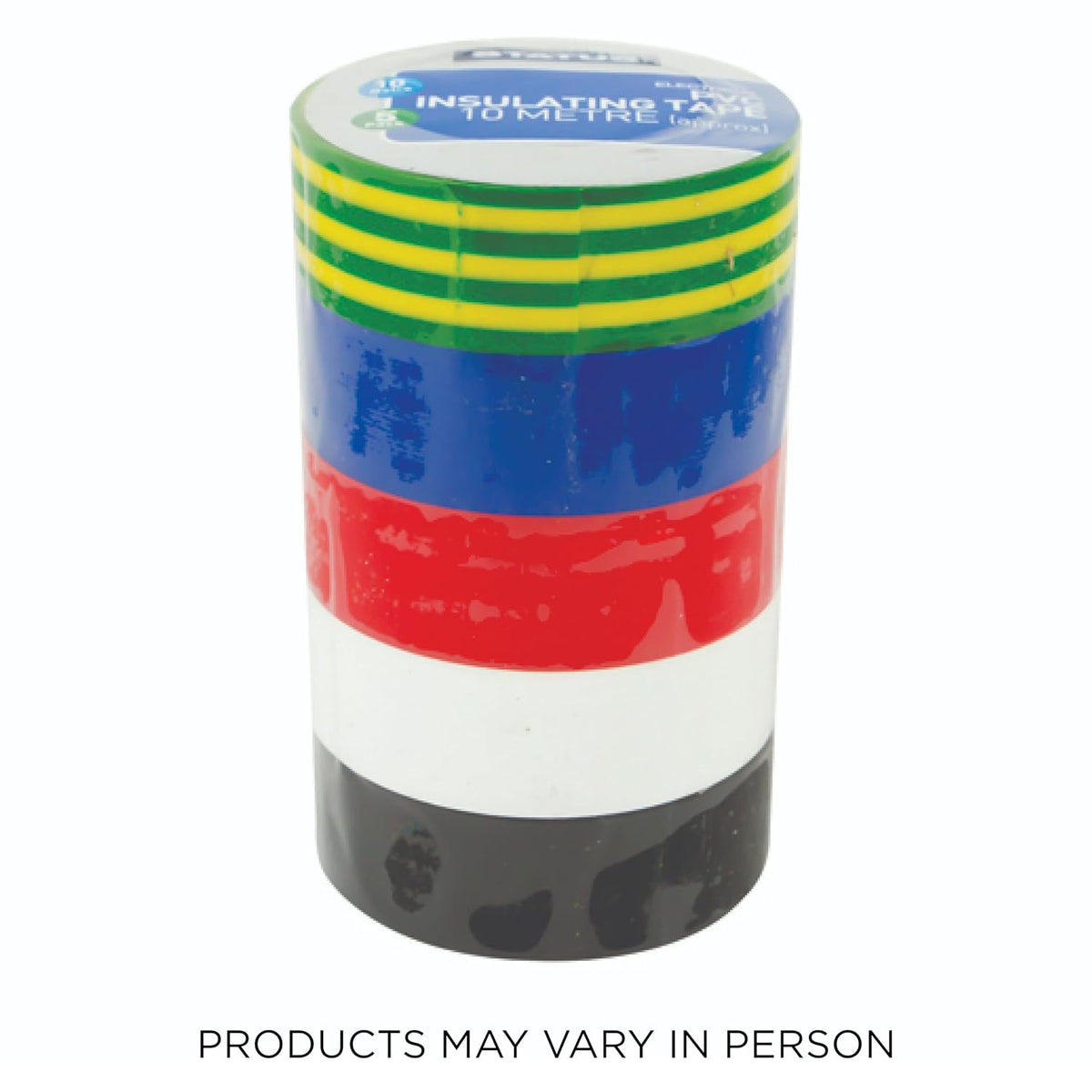 Status Electrical Insulating Tape, 10m x 20mm, 5 Pack