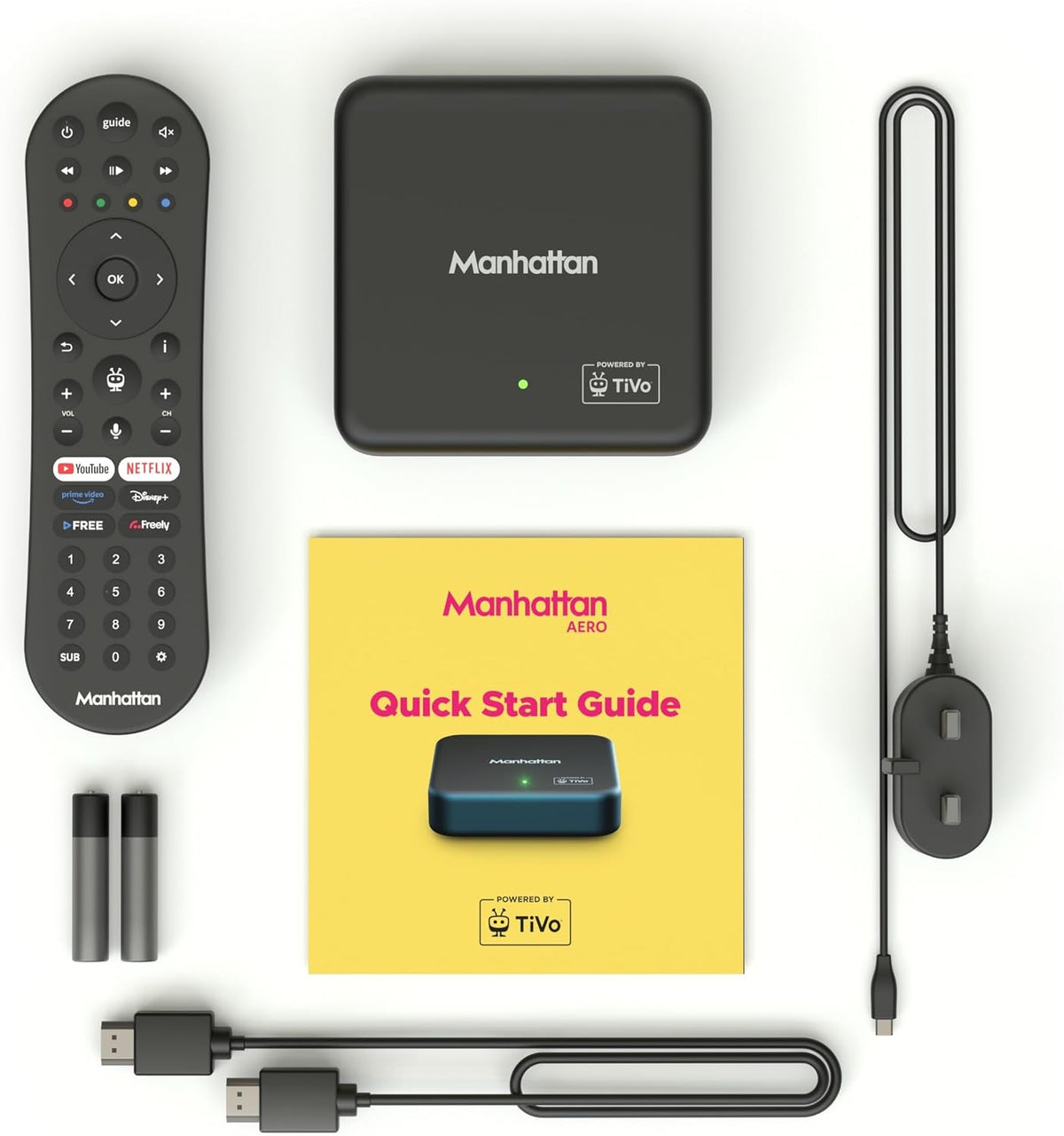 Manhattan Aero 4K TV Streamer with Freely