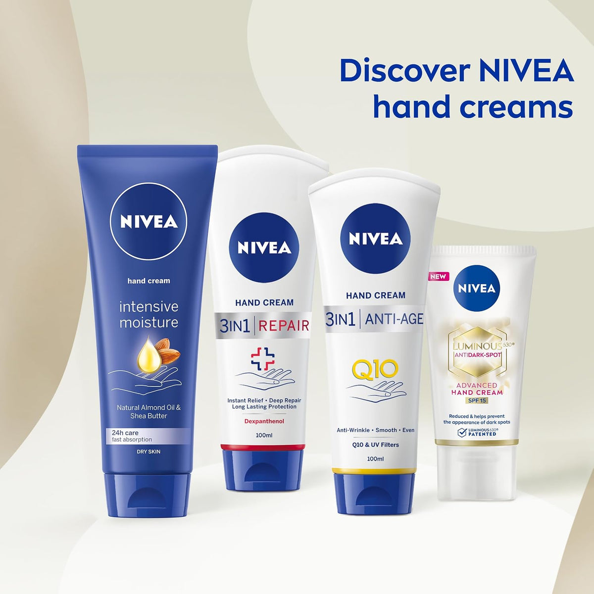 NIVEA Intensive Moisture Dry Skin Hand Cream, 100 ml