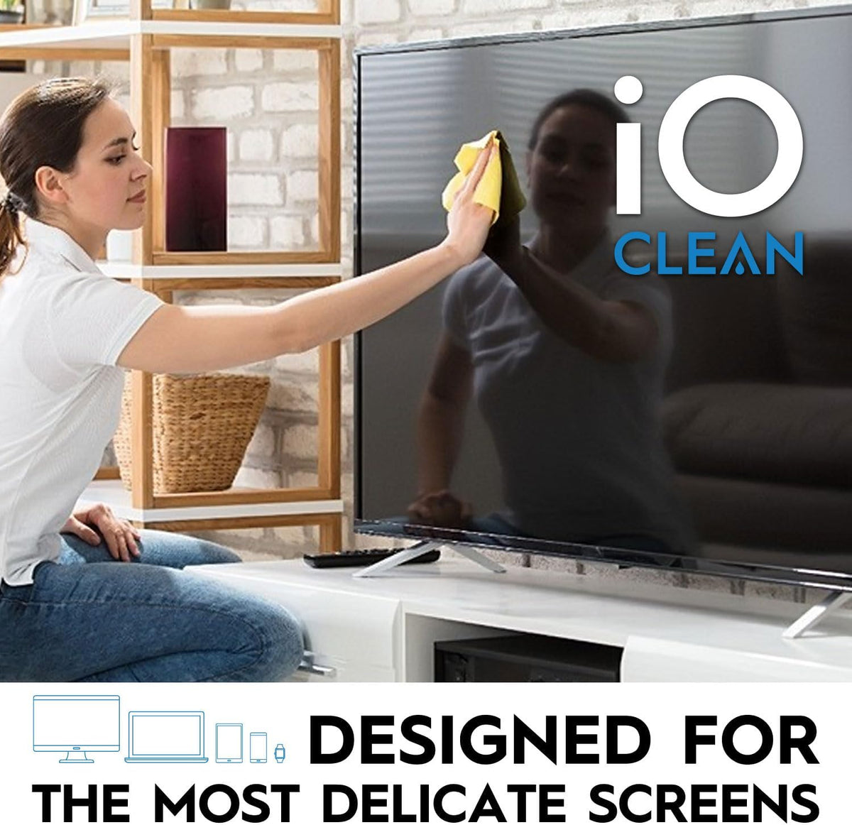 iO Clean 473ml Screen Cleaner Spray Kit for LCD, LED and OLED Displays