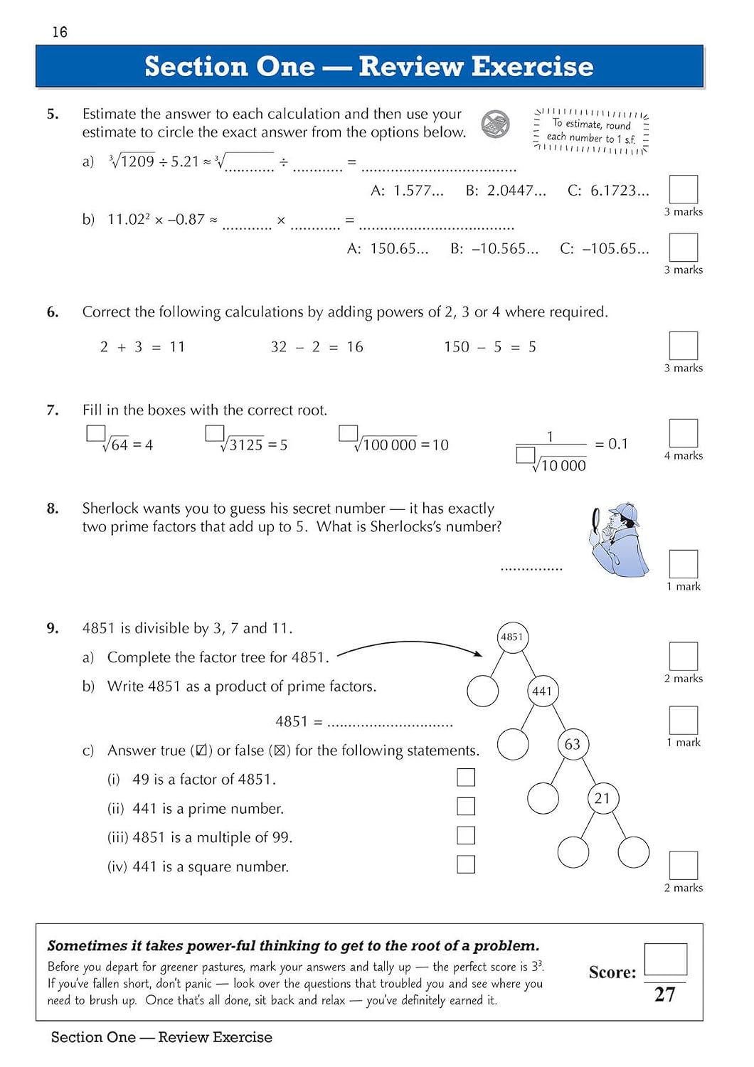 KS3 Year 8 Maths Targeted Workbook (with answers)