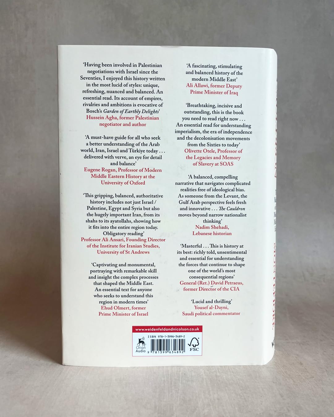 The Cauldron: The Making of the Modern Middle East - The No.1 Sunday Times Bestseller