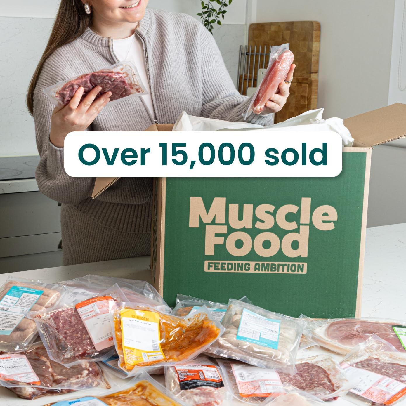 Buy 1 Meat Hamper & claim 4 Hampers | Muscle Building Friendly | 7.7kg of Lean Meat | Makes 57 Meals | Freezer Friendly |