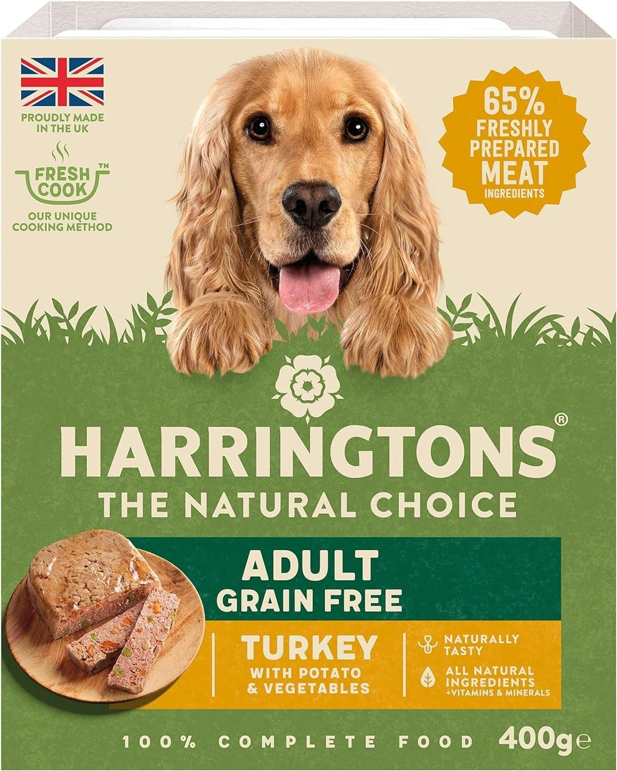 Harringtons Complete Wet Adult Dog Food Trays Mixed Pack 16x400g