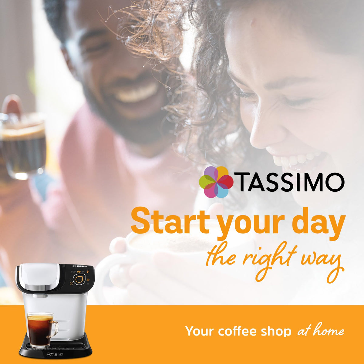 Tassimo Costa Latte Medium Roast Coffee Pods, Pack of 5, Total 40 Cups