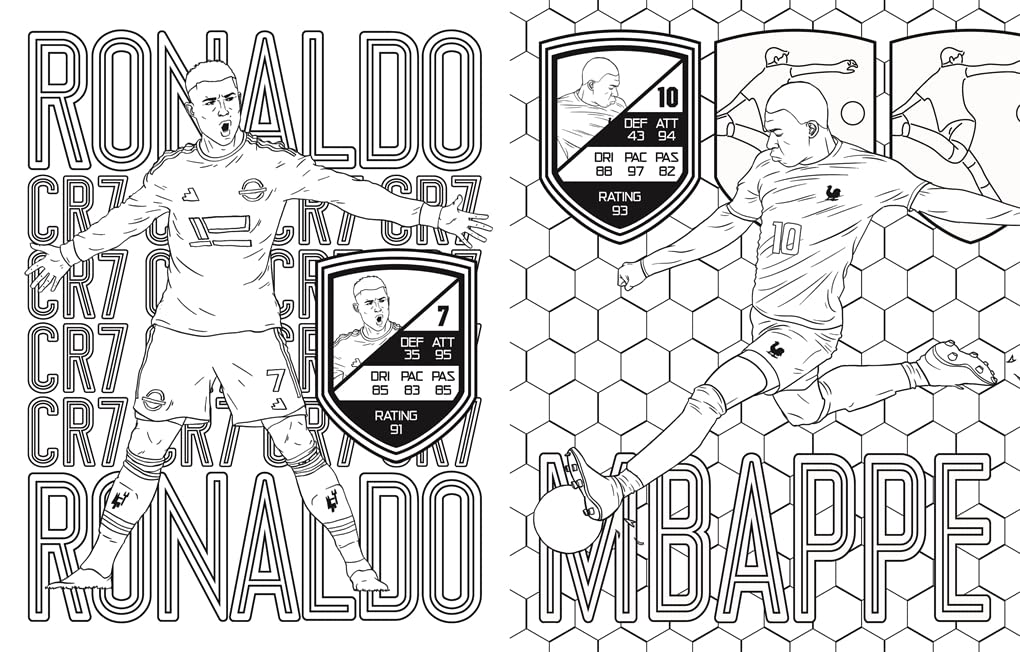 Ultimate Football Heroes Colouring Book: the perfect gift for fans of the beautiful game!