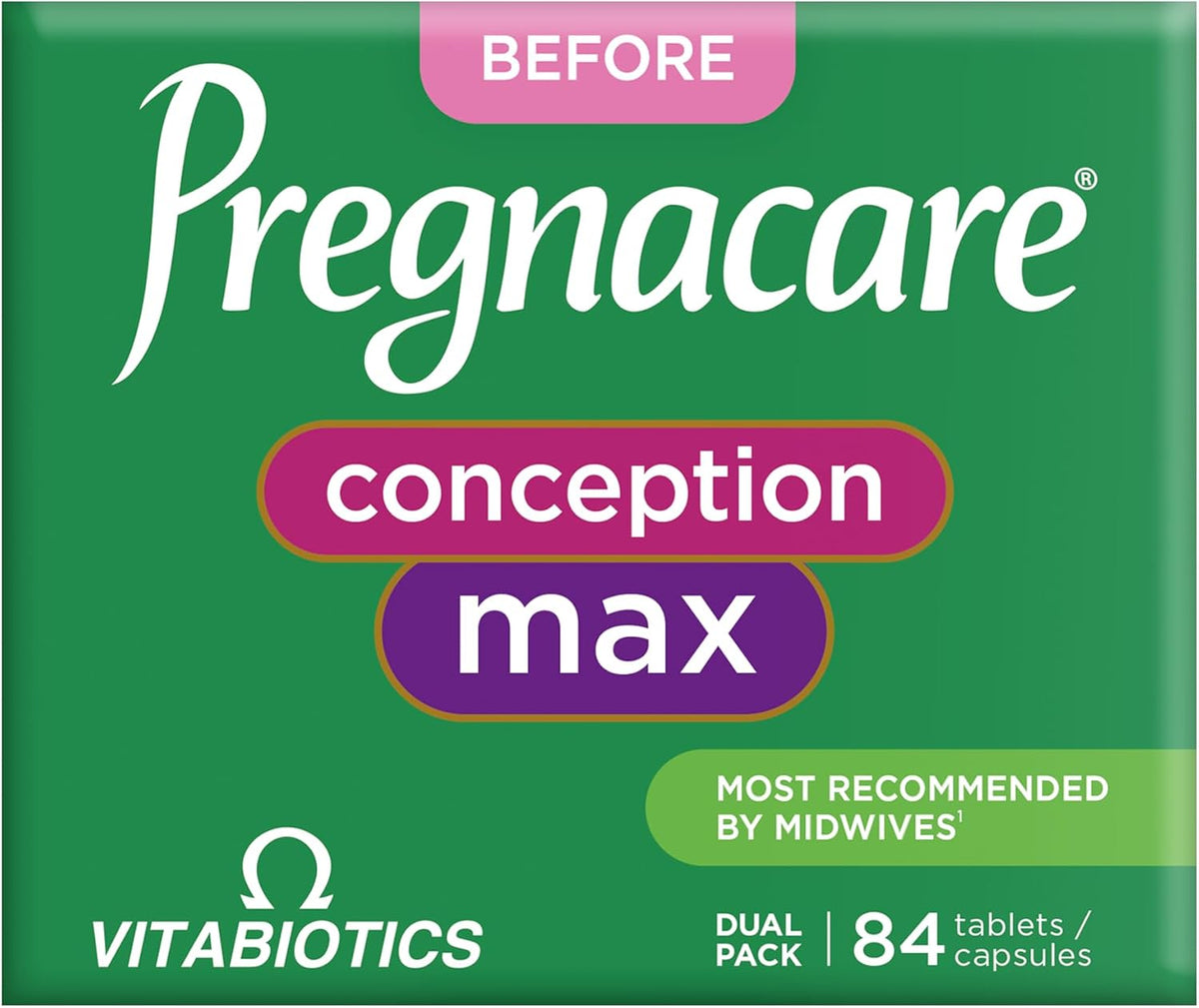 Pregnacare Max Fertility and Conception Support for Women - Maximum Support for Women Fertility, Conception and Ovulation