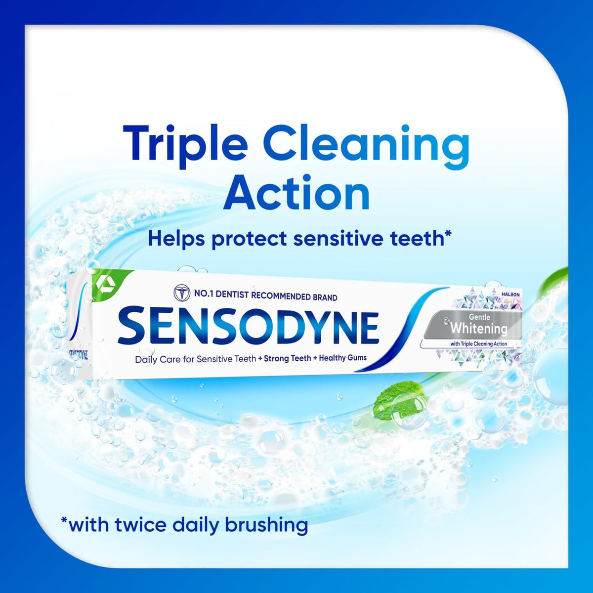 Sensodyne Daily Care Gentle Whitening Toothpaste, Sensitive Teeth, 75 ml