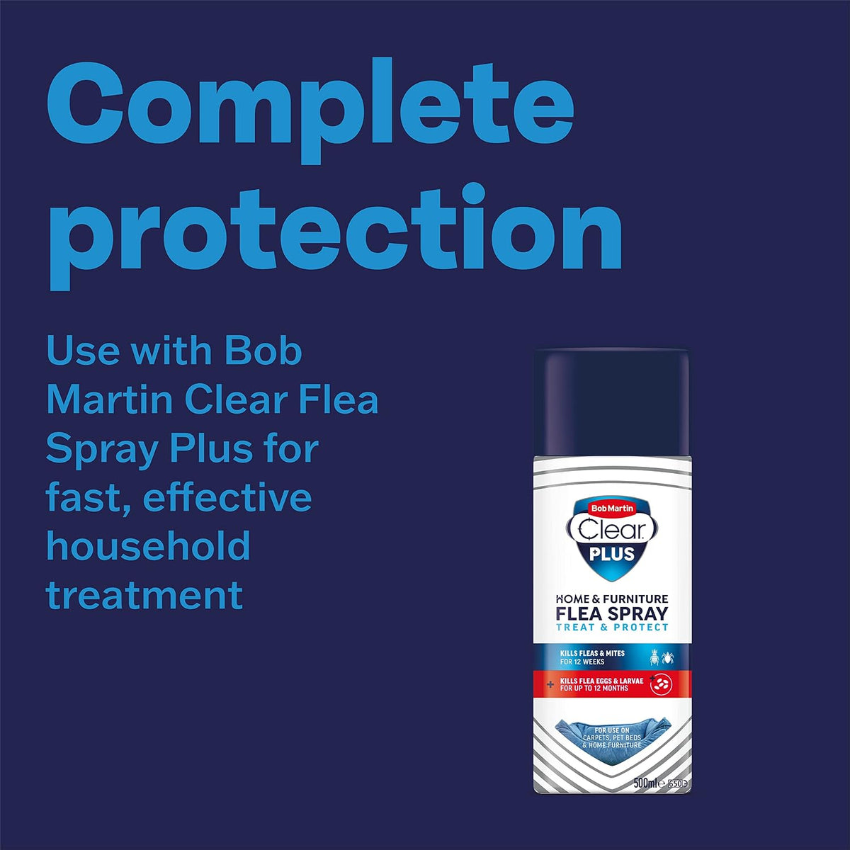 Bob Martin Clear Spot On Flea Treatment for Small Dogs (2-10kg) - Kills Fleas & Ticks (3 Pipettes)