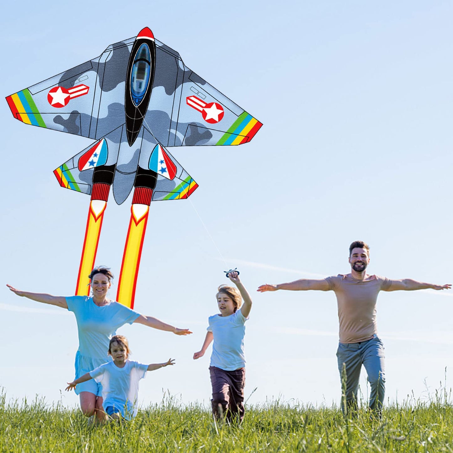 YongnKids Huge Kite Kids Easy to Fly for Ages 4-8 Children and Adults|Beginners, with 328ft String & Spool, Gift Packaging, Outdoor Games Flying Toys